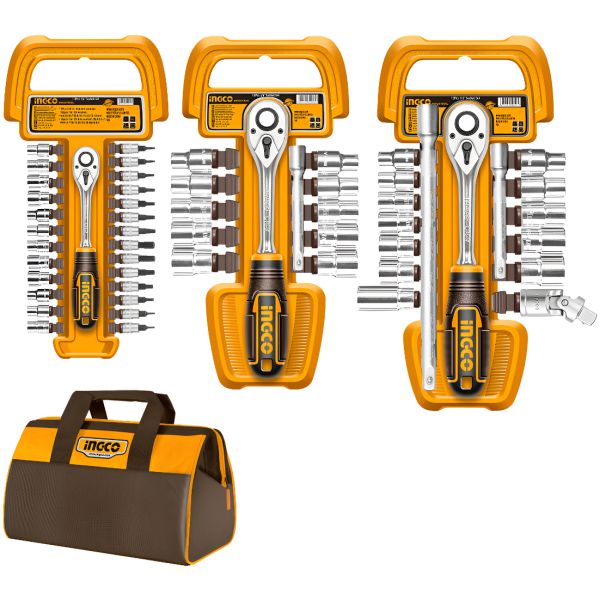 Set 57 Piezas Crique Y Dados Con Bolso Ingco Cos23092