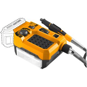 Mini Torno A Bateria 20v P20s Inalambrico C Accesorios Ingco
