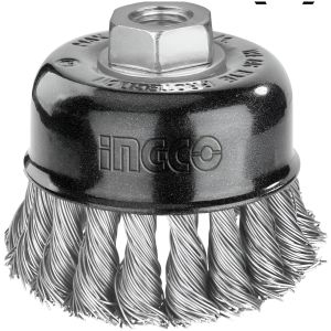 Cepillo Copa Alambre Trenzado 75mm P/amol Ingco Wb20751 * *