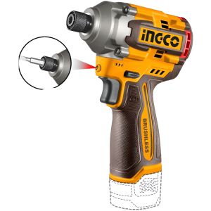 Atornillador De Impacto A Bateria 16v 170nm Ingco Cirli16178