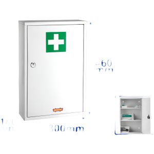 Botiquin Gabinete Metalico De Primeros Auxilios Wadfow