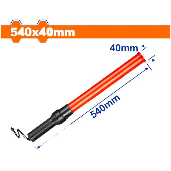 Baston Linterna Luminoso Control De Trafico Wadfow Wyj3a54