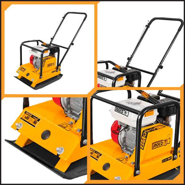 Plancha Compactadora 90kg Motor Honda 5.5hp Ingco Gcp100-1 - Imagen 2