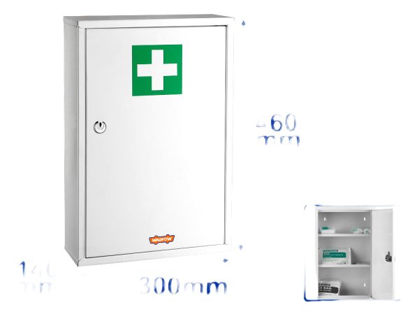 Botiquin Gabinete Metalico De Primeros Auxilios Wadfow - Imagen 3