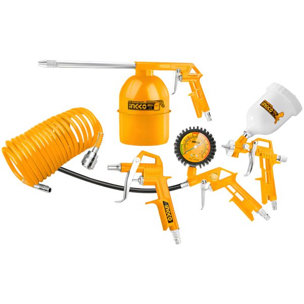 Kit Compresor Plastico Akt0053-1 5 Piezas Ingco