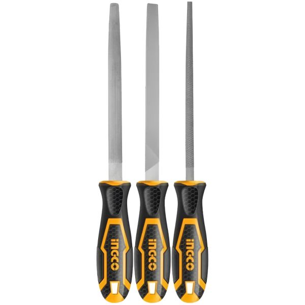 Juego De 3 Limas 8'' Para Metal Ingco Hktfs1308