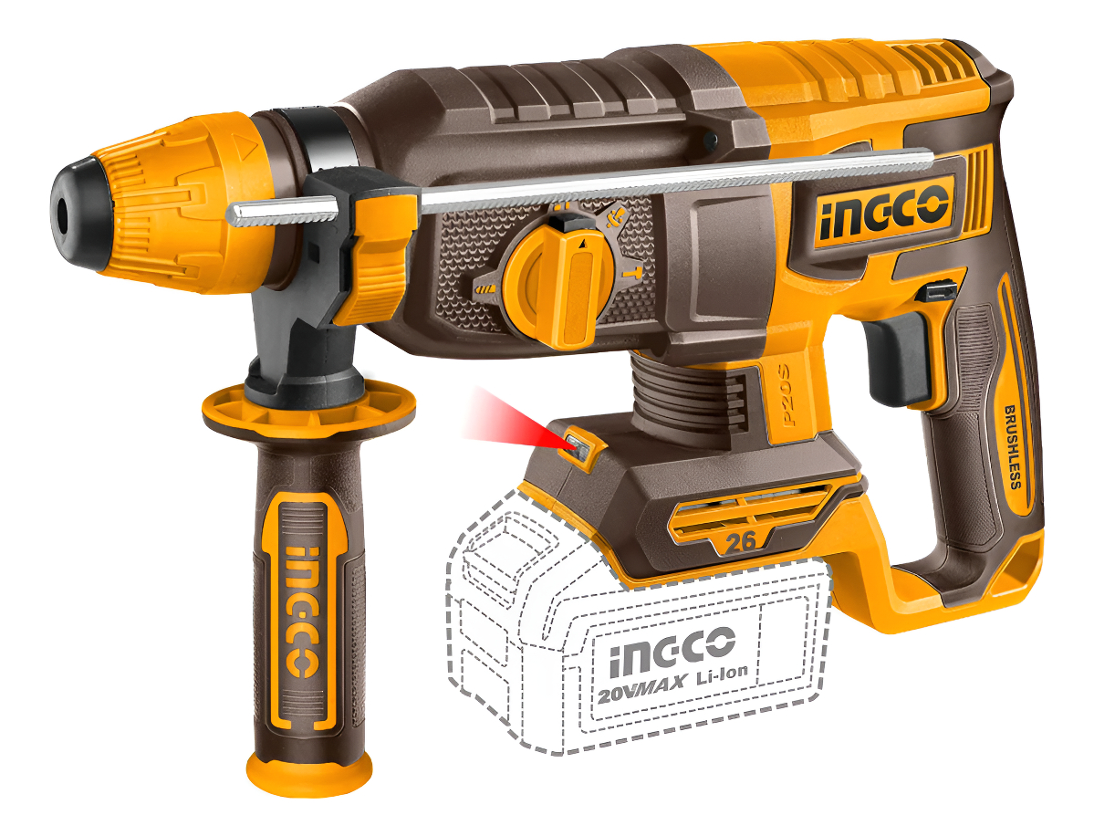 Rotomartillo 26mm Sds Plus S/bat S/cargador Ingco Crhli20268