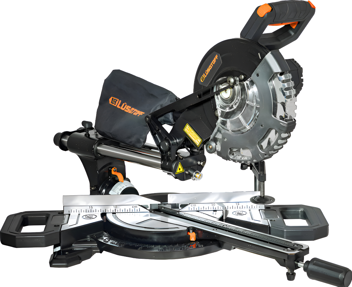 Sierra Ingletadora Telescopica Brushless Lusqtoff Black