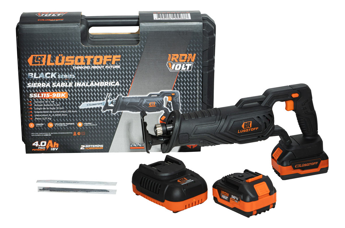 Sierra Sable Inalambrica A Bateria Profesional 4 Ah Ssl115-9 - Imagen 11