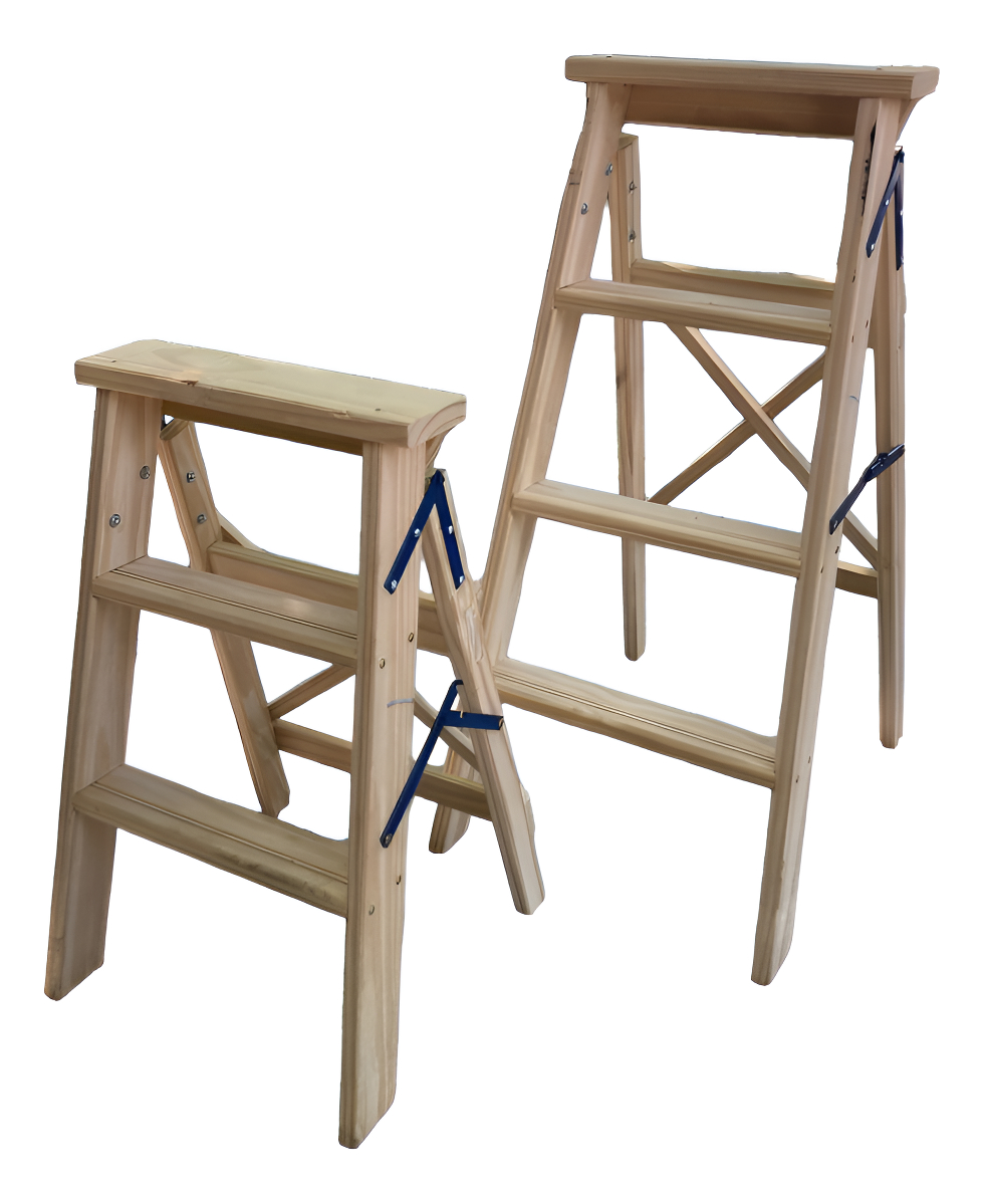 Escalera Familiar Madera 4 Escalones - Ferreteria Chaplin