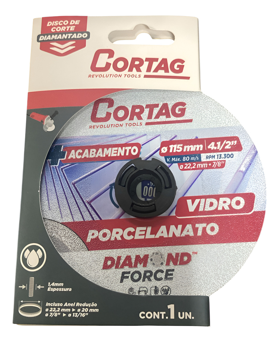 Disco Porcelanato/vidrio Cortag 4 1/2 - Ferreteria Chaplin