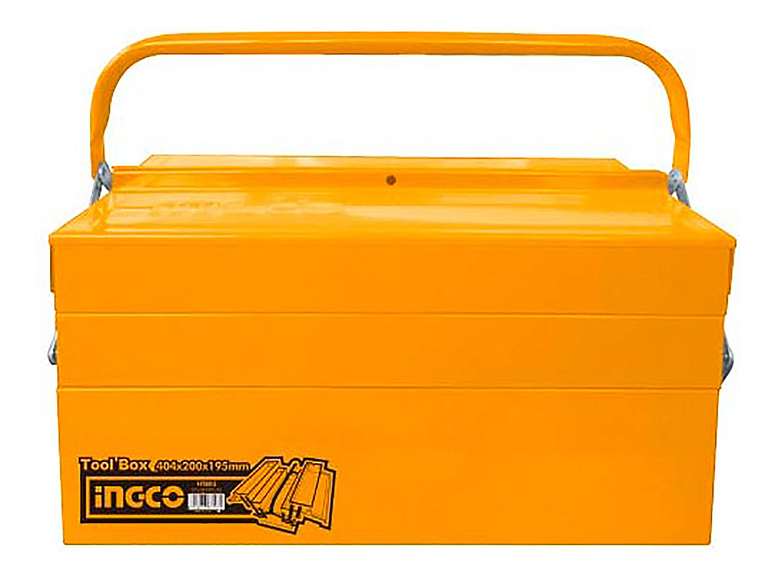 Caja Valija Herram Metálica Plegable 3 Niveles Htb03 - - Imagen 2