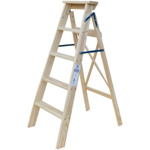 Escalera De Madera Familiares 7 Escalones Chaplin