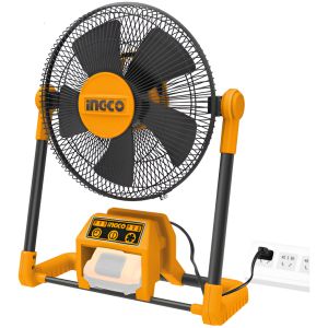 Ventilador 2 En 1 De Enchufe Y Bat 20v Ingco Cfali2001