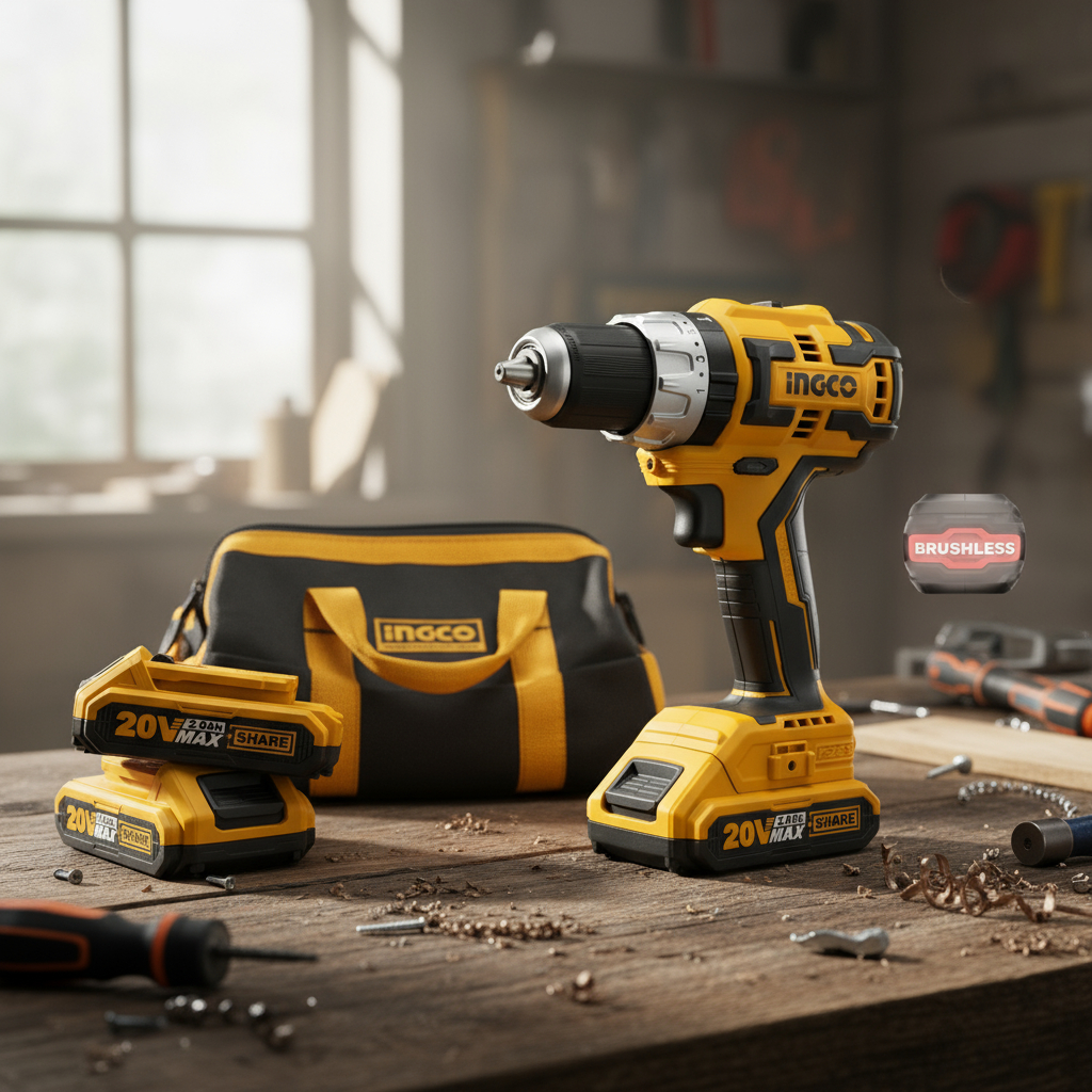 Taladro Atorn Perc. 13mm 20v Brushless Ingco Cidli20608 * *