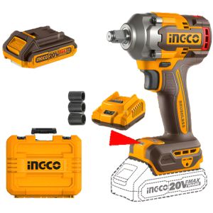 Llave De Impacto 400nm 20v P20s Bl Con 2 Bat Carg + Valija C