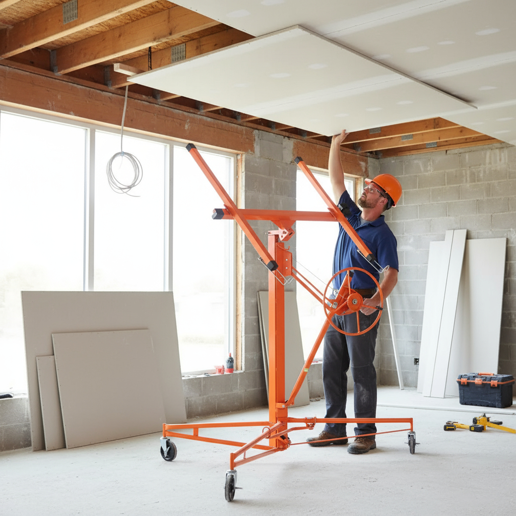 Elevador De Placas De Yeso 68kg Lusqtoff 3.35 Metros - Imagen 5