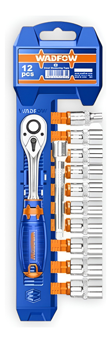 Juego De Dados 12pc Wadfow Encastre 1/2 Ferreteria Chaplin
