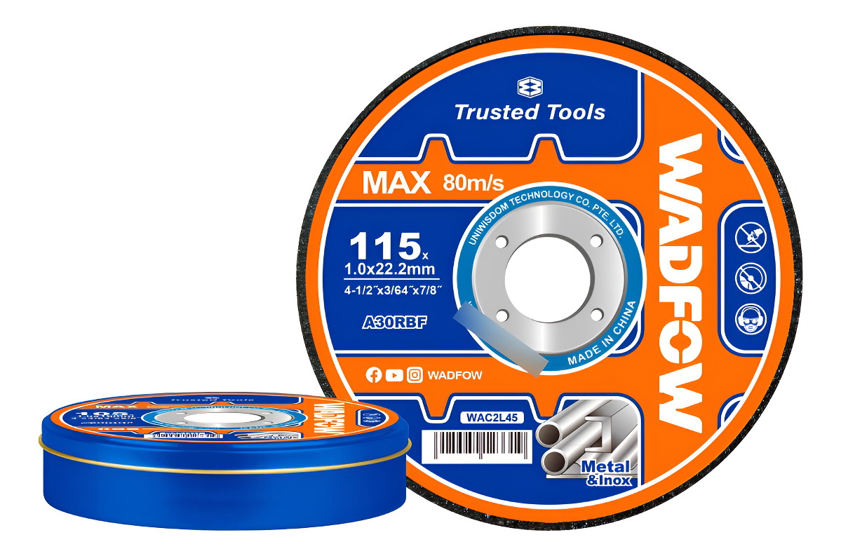 Lata X15 Unidades Disco Corte Metal 115mm Wadfow Wac2l45