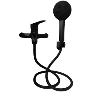 Monocomando Bañera Ducha Negro C/t Wico - Ferreteria Chaplin