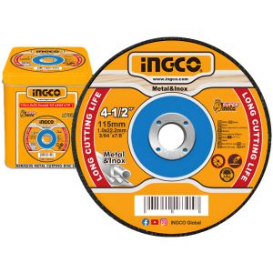 Disco Corte Metal Ingco 4.1/2 Lata X100un Ferreteria Chaplin