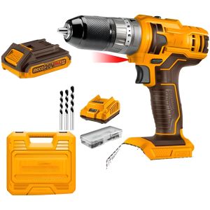 Taladro Atornillador 20v Percutor Ingco