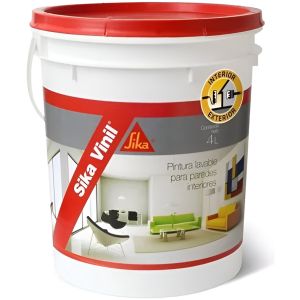 Sika Vinil Super Lavable 4 Lts - Ferreteria Chaplin