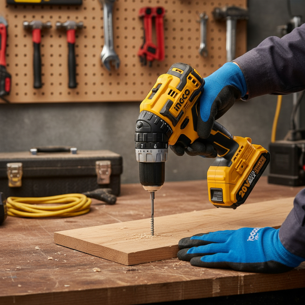 Taladro Atorn Perc. 13mm 20v Brushless Ingco Cidli20608 * * - Imagen 3