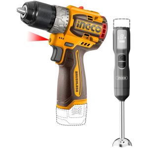 Combo Atornillador 16v Bat +mixer +valija Bat Y Carg Ingco