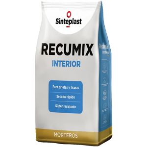 Cemento Mezcla Repara Superficies Interior Recumix 5 Kgs