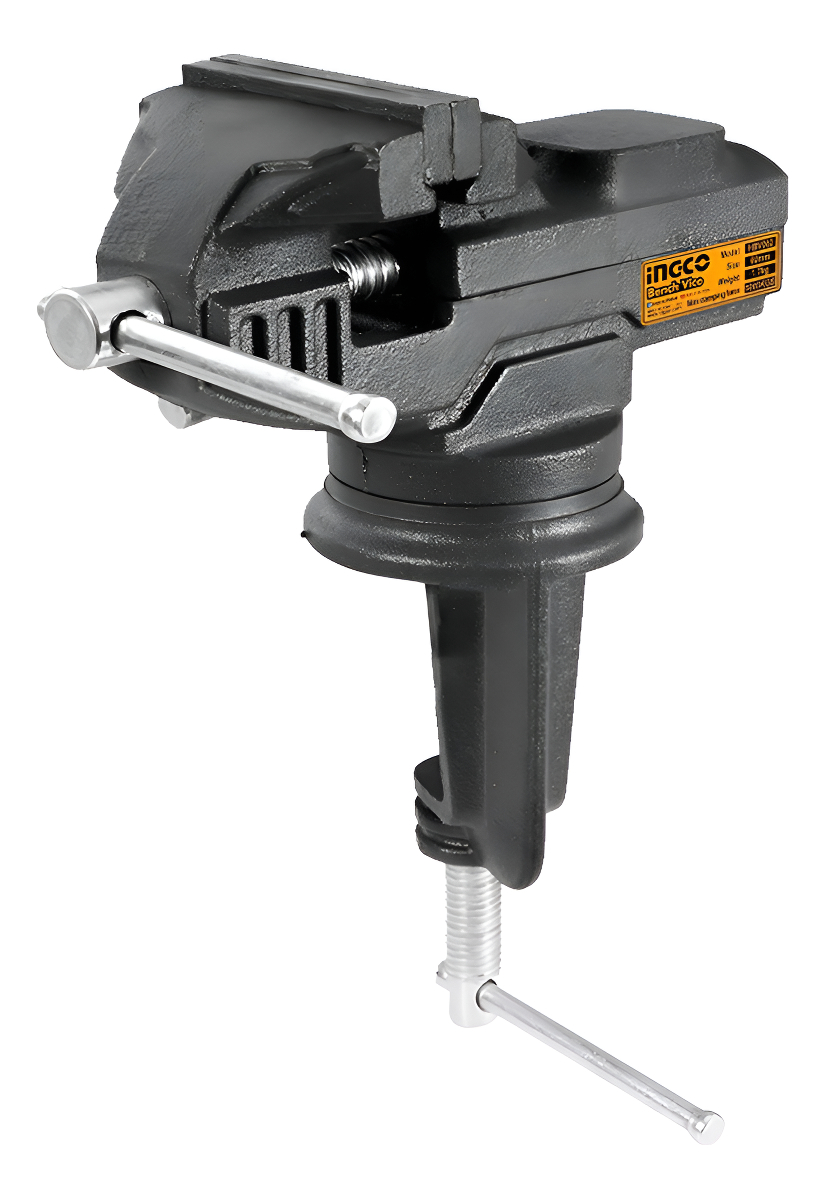 Morsa De Banco Mesa 60mm Ingco Hbv082 Giratoria Joyero